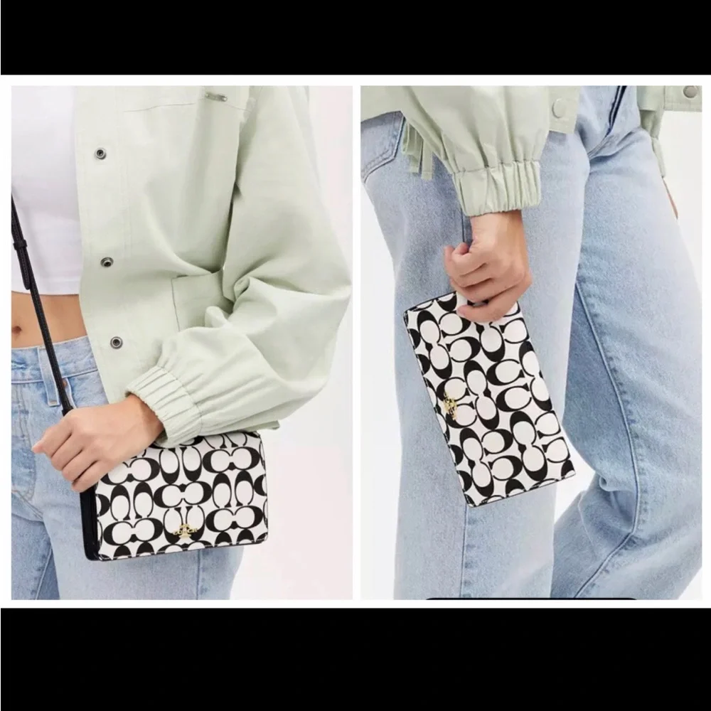 *Price Firm* Clutch Crossbody in Signature Canvas - Picture 4 of 8